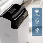 GustoWave 12000 BTU Portable Air Conditioner, 3-IN-1 Smart AC Units with Remote Control for Rooms up to 550 Sq.ft