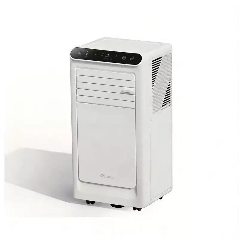 Acondicionador de aire portátil 3 en 1 GustoWave de 8,000 BTU - Enfría hasta 450 pies cuadrados, silencioso <42dB con temporizador de 24H y control remoto, de pie