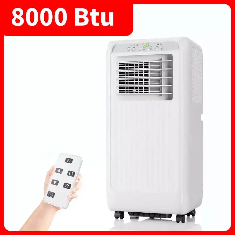 GustoWave 8000 BTU 3-In-1 Unit Portable Air Conditioner for Rooms Up to 350 Sq.Ft. with Fast Cooling, Dehumidifier