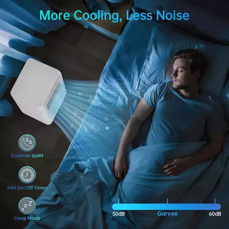 GustoWave 8000 BTU 3-In-1 Unit Portable Air Conditioner for Rooms Up to 350 Sq.Ft. with Fast Cooling, Dehumidifier