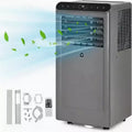 GustoWave 8,000 BTU 4-in-1 Portable Air Conditioner - Cools Up to 350 Sq.Ft, Quiet Operation, Remote Control, 24H Timer, LED Display