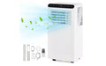GustoWave 10000 BTU Portable AC 3-in-1 Cooling Dehumidifier Sleep Remote Quiet Black Panel Bedroom Office Apartment