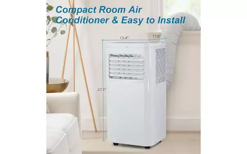 8,000/10000 BTU 3-in-1 Portable Air Conditioner - Cools Up to 450 Sq.Ft, Quiet Operation, Washable Filter, R32 Eco-Friendly