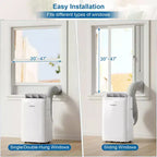 Acondicionador de Aire Portátil Inverter Costway de 15000 BTU con Ventilador, Deshumidificador, Oscilación Automática