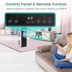 Costway 8000 BTU ASHRAE Portable Air Conditioner 3-in-1 AC Unit w/ Cool Dehum Fan Sleep Mode