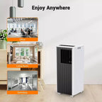 Garvee 8000 BTU Portable Air Conditioner, 3-in-1 AC with Cooling/Dehumidifier/Fan, Remote, 24H Timer, Cools 350 Sq Ft