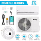 Karl Home 20 SEER2 12,000 BTU 1 Ton Ductless Mini Split Air Conditioner with Heat Pump 208/230V