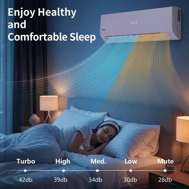Karl Home 3-Zone 38000 BTU 20 SEER2 Mini Split Air Conditioner with Heat Pump (9K+9K+18K)