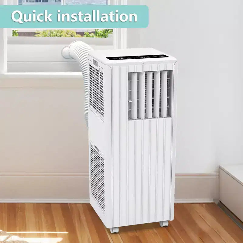 8,000BTUs Portable Air Conditioners Room Up to 350 Sq.Ft, 4-In-1 Portable Ac With Cool, Fan, Dehumidifier &Sleep Mode,Indoor Ac Unit w/Remote Control