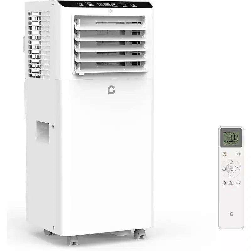8000 BTU Portable Air Conditioners 3 in-1 Portable AC Unit Cooling Up to 350 Sq.Ft Quiet Standing Air with Remote Control, Cool, Fan, Dehumidifier
