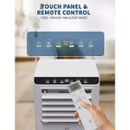 8000 BTU Portable Air Conditioners 3 in-1 Portable AC Unit Cooling Up to 350 Sq.Ft Quiet Standing Air with Remote Control, Cool, Fan, Dehumidifier