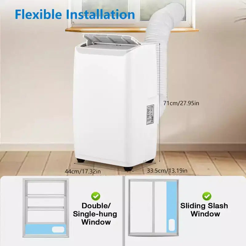 Portable Air Conditioner|14000BTU Air Conditioner Cools up to 700 SQ FT|with Remote Control AC Fan Dehumidifie|Low Noise|Sleep Mode|Ideal for Home
