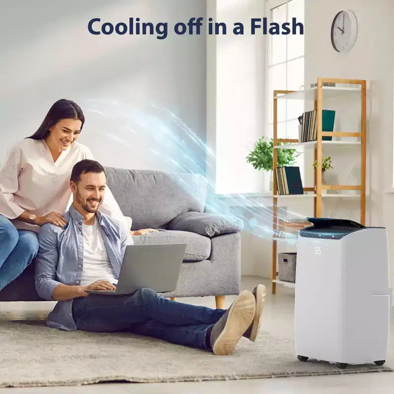 Portable Air Conditioner|14000BTU Air Conditioner Cools up to 700 SQ FT|with Remote Control AC Fan Dehumidifie|Low Noise|Sleep Mode|Ideal for Home