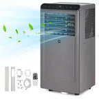 10,000 BTU Portable AC  3-in-1 Gray/Black Air Conditioner(1 Pack)for Rooms Up to 450 Sq.Ft | Includes Remote,Window Kit & 24H Timer for Home/Hotel