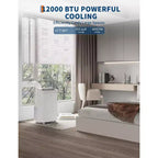 Aire Acondicionado Portátil de 12,000 BTU - Paquete de 1, Color Blanco (A018H) para Vine | Requiere Inspección Completa