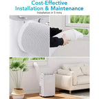 Aire Acondicionado Portátil de 12,000 BTU - Paquete de 1, Color Blanco (A018H) para Vine | Requiere Inspección Completa