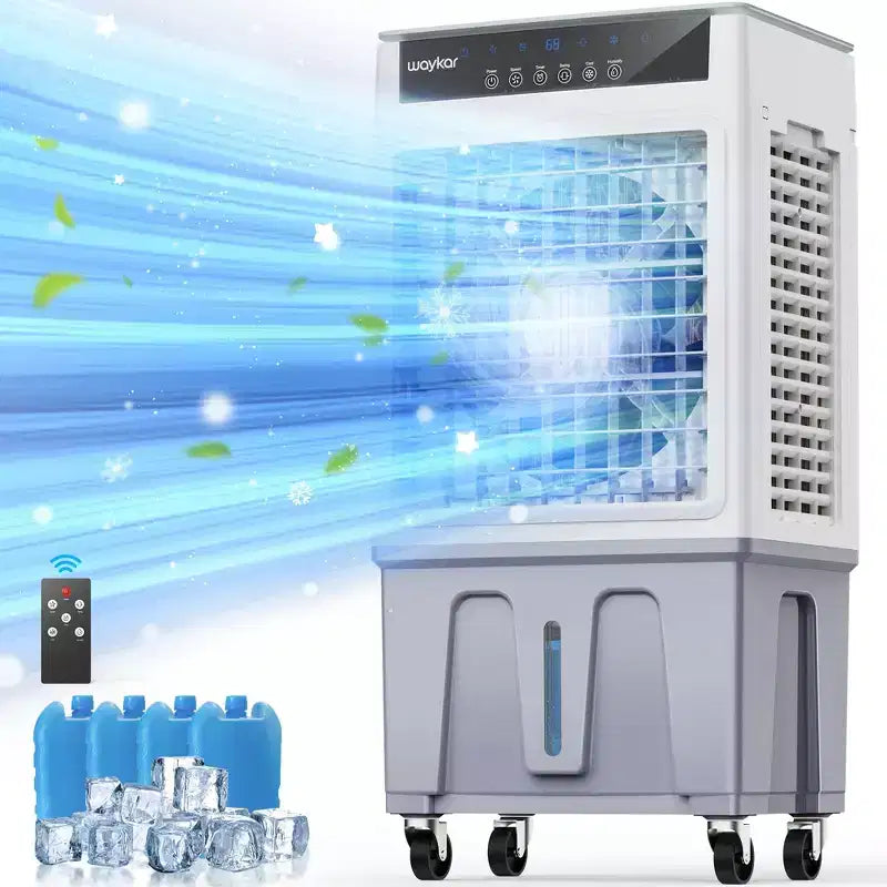 Waykar 2943-3531CFM Portable Evaporative Air Cooler/Air Conditioner with 3-Speed Cooling