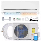 AMERLIFE 12,000 BTU Mini Split Air Conditioner with Heat Pump, 220V Inverter, WiFi Control, 750 Sq Ft Coverage