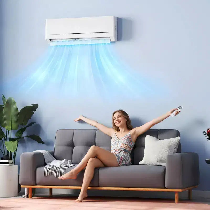 AMERLIFE 12,000 BTU Mini Split Air Conditioner with Heat Pump, 220V Inverter, WiFi Control, 750 Sq Ft Coverage
