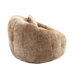 Sillón Chaise Lounge Moderno de Chenilla Café 59
