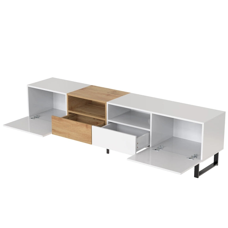 Mesa Consola Omega Chrome con Estante