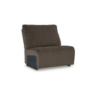 Seccional Reclinable de 6 Piezas Top Tier Marrón con Chaise - 147W x 134D x 41H
