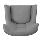 Sillón Orejero Alto Gris de 32,5"