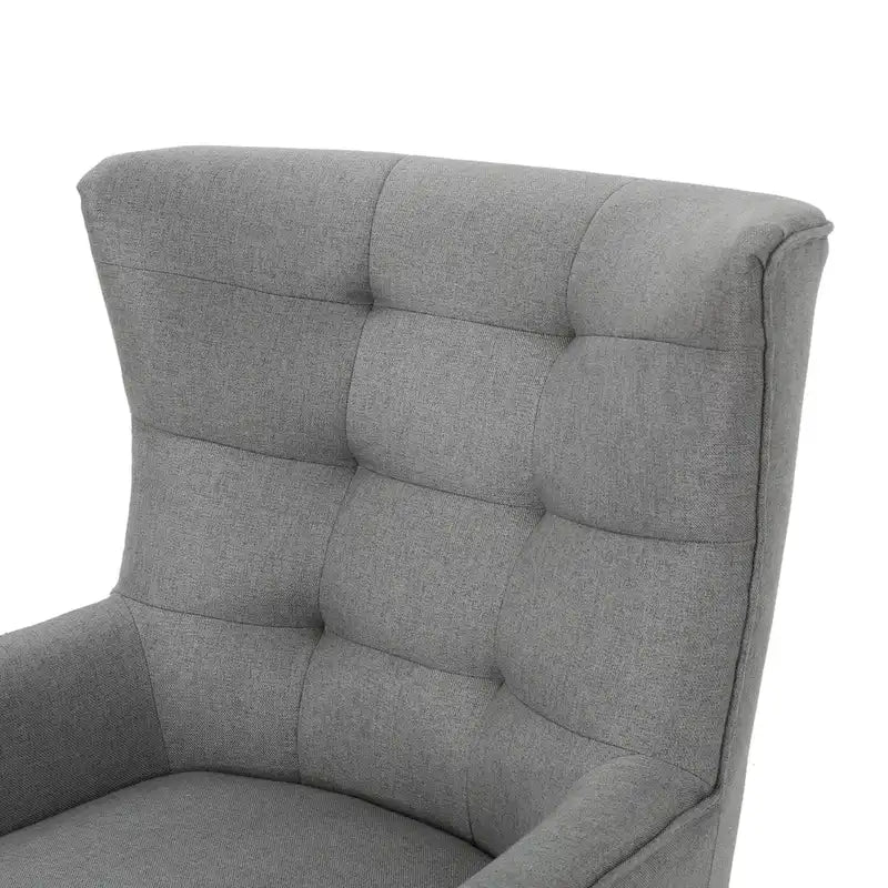Sillón Orejero Alto Gris de 32,5"