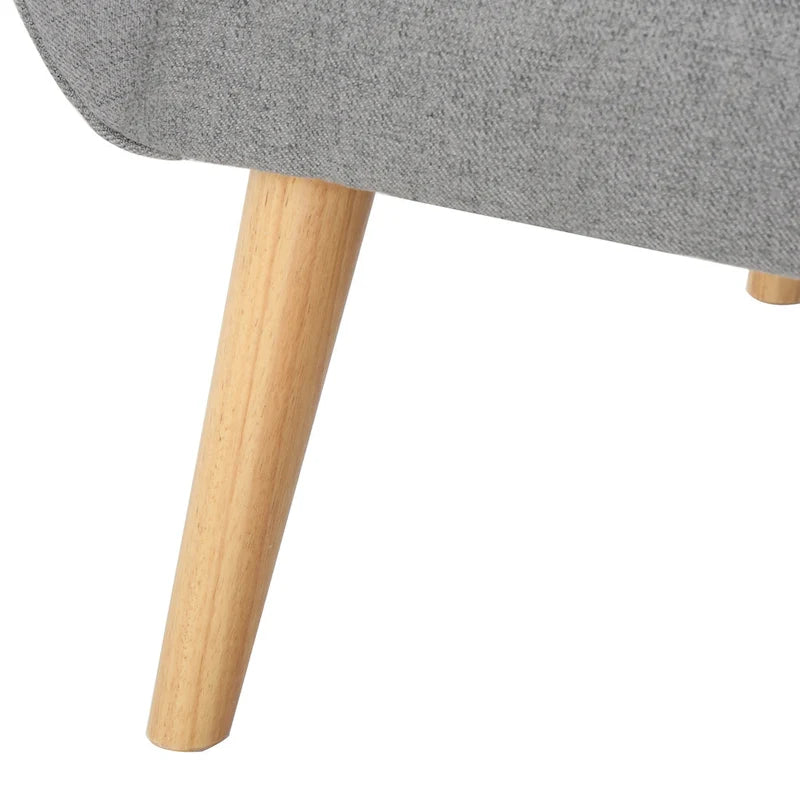 Sillón Orejero Alto Gris de 32,5"