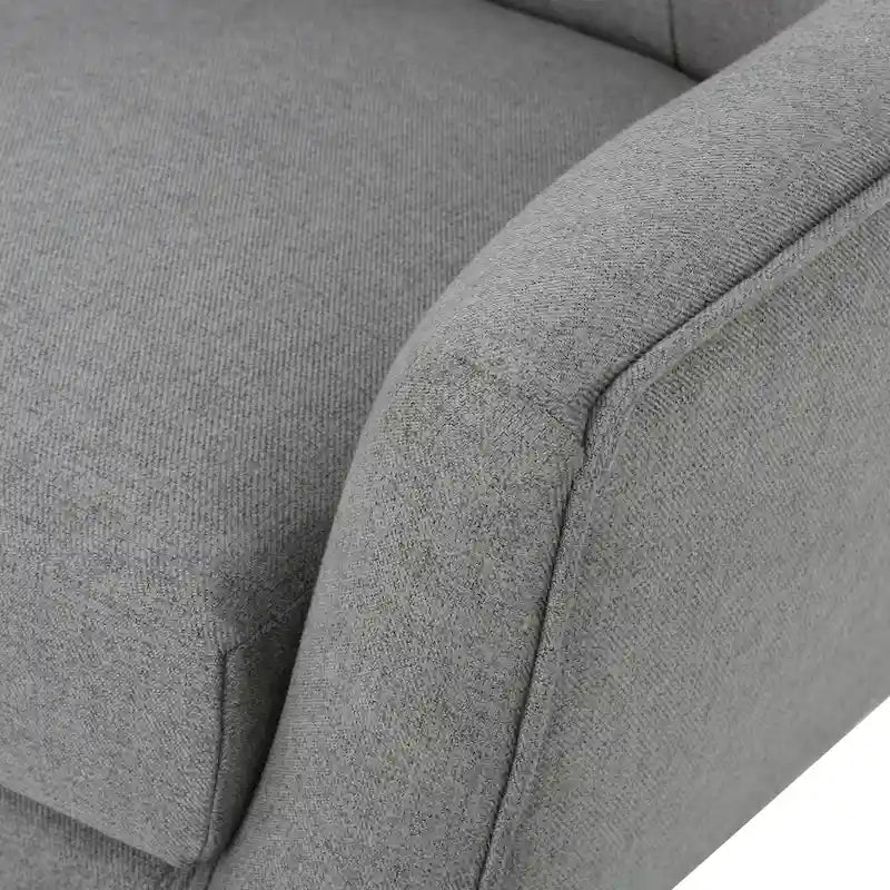 Sillón Orejero Alto Gris de 32,5"