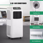 Costway Portable Air Conditioner & Dehumidifier Function Remote w/ Window Kit