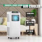 Costway Portable Air Conditioner & Dehumidifier Function Remote w/ Window Kit