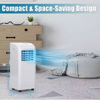 Costway Portable Air Conditioner & Dehumidifier Function Remote w/ Window Kit