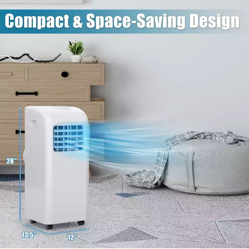 Costway Portable Air Conditioner & Dehumidifier Function Remote w/ Window Kit