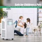 Costway Portable Air Conditioner & Dehumidifier Function Remote w/ Window Kit