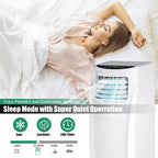 Costway Portable Air Conditioner & Dehumidifier Function Remote w/ Window Kit