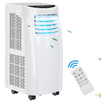 Costway Portable Air Conditioner & Dehumidifier Function Remote w/ Window Kit