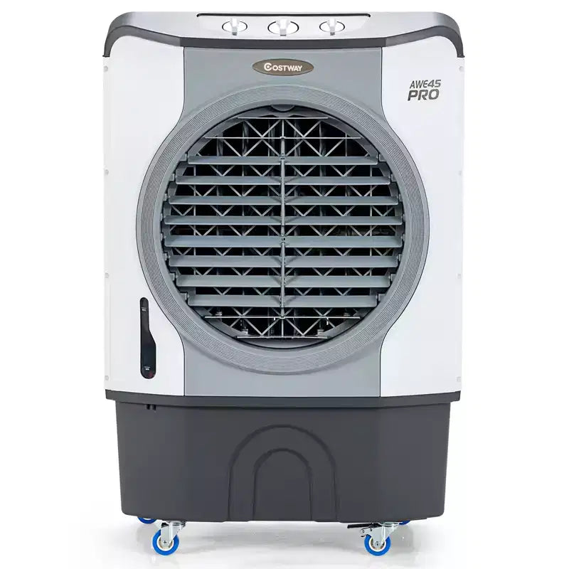 Costway 3450CFMIndustrialEvaporativeCooler 4-in-1AirCoolingFan 45L Tank