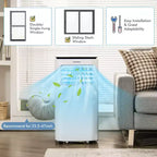 Costway 6500 BTU (9000 BTU ASHRAE) Air Cooler 3 in 1 Portable Air Conditioner w/Fan & Dehumidifier