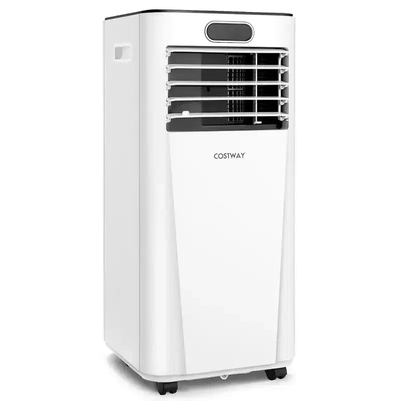 Costway 6000 BTU (10000 BTU ASHRAE) Portable Air Conditioner w/ Remote Control 3-in-1 Air Cooler w/ Drying