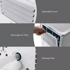Costway 8000 BTU/10000BTU ASHRAE Portable Air Conditioner 3-in-1 Air Cooler with Remote Control