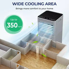 Costway 10000 BTU ASHRAE Portable Air Conditioner 3-in-1 Air Cooler w/Dehumidifier & Fan Mode