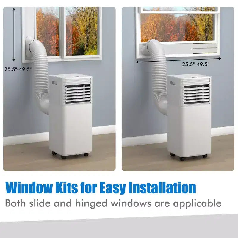Costway 10000 BTU ASHRAE Portable Air Conditioner 3-in-1 Air Cooler w/Dehumidifier & Fan Mode