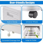 Costway 10000 BTU ASHRAE Portable Air Conditioner 3-in-1 Air Cooler w/Dehumidifier & Fan Mode