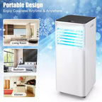 Costway 10000 BTU ASHRAE Portable Air Conditioner 3-in-1 Air Cooler w/Dehumidifier & Fan Mode