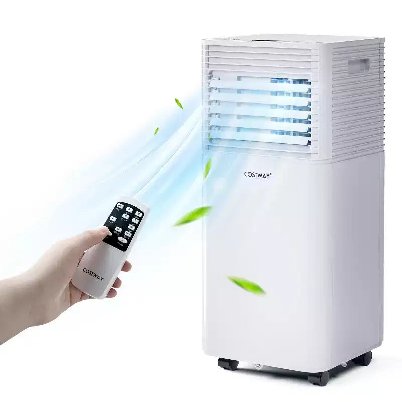 Acondicionador de aire portátil Costway 10000 BTU ASHRAE Enfriador de aire 3 en 1 con deshumidificador y modo ventilador