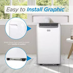 BLACK+DECKER Portable Air Conditioner with Remote Control