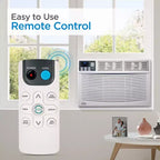 BLACK+DECKER Window Air Conditioners, 5,00014,000 BTU, Cools Rooms up to 700 Sq. Ft., with Remote or Manual Controls, Multiple Cooling Speeds