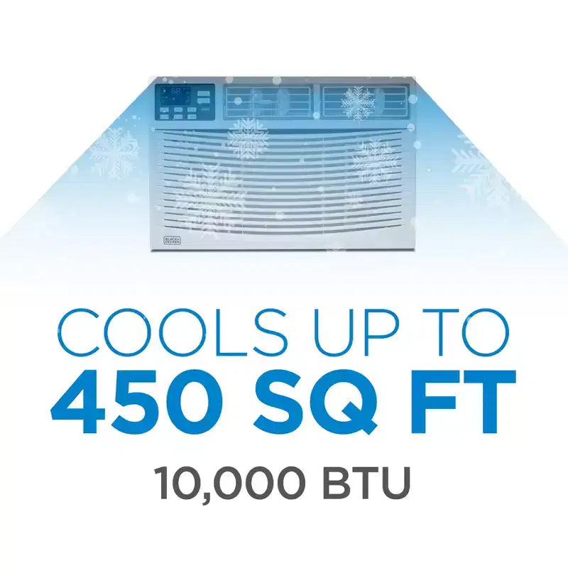 BLACK+DECKER Window Air Conditioners, 5,00014,000 BTU, Cools Rooms up to 700 Sq. Ft., with Remote or Manual Controls, Multiple Cooling Speeds