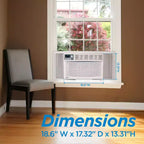 BLACK+DECKER Window Air Conditioners, 5,00014,000 BTU, Cools Rooms up to 700 Sq. Ft., with Remote or Manual Controls, Multiple Cooling Speeds